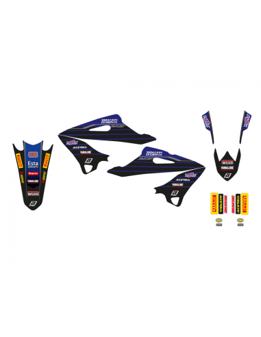 Kit complet BLACKBIRD Replica Yamaha Racing 22