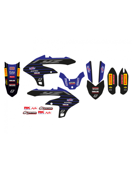 Kit complet BLACKBIRD Replica Yamaha Racing 22
