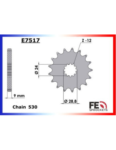 ZZR.1100 '95/01 17X44 RK530GSV3 *  (ZX.1100 D3/D9)