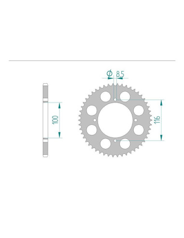 Kit chaine DID  ALU KAWASAKI KX 80  SW   W1-W3 SMALL WHEELS 1998 à 2000