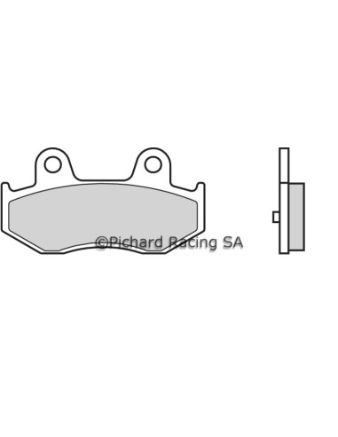 Plaquettes de frein BREMBO Scooter carbone céramique - 07055