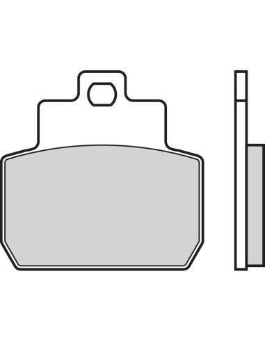 Plaquettes de frein BREMBO Scooter carbone céramique - 07061