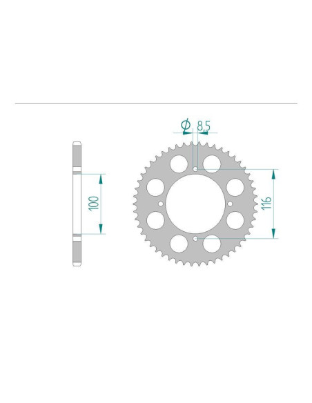 Kit chaine DID  ALU KAWASAKI KX 85  BW   B1,B2,B3,B4,B5,B6,B7,B8,B9,BAF,BBF,BCF,BDF,DEF BIG WHEELS 2001 à 2014