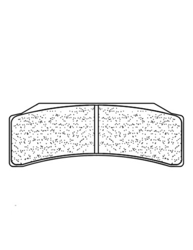 Plaquettes de frein CL BRAKES Racing métal fritté - 1251C60