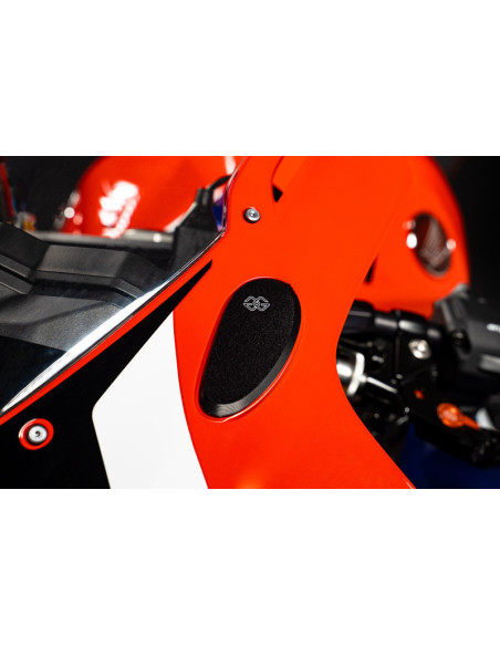 Kit caches orifices GILLES Race noir