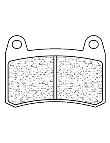 Plaquettes de frein CL BRAKES route métal fritté - 1274S4