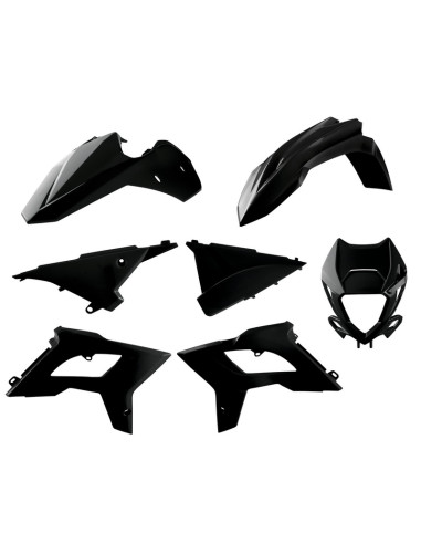 Kit plastique POLISPORT noir - Beta RR 2T/4T