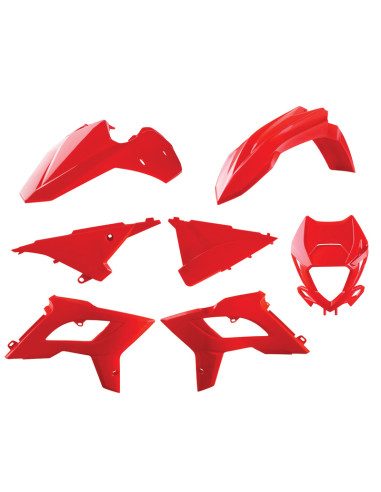 Kit plastique POLISPORT rouge - Beta RR 2T/4T