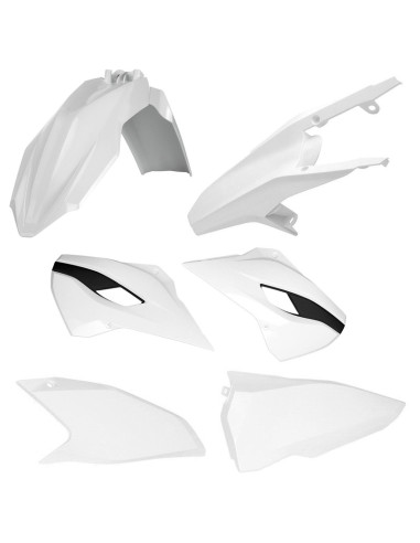 Kit plastiques POLISPORT blanc - Husqvarna TE/FE (14-16)