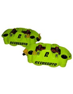 Paire d'étriers radial ACCOSSATO  monobloc forgés (entraxe 108mm)