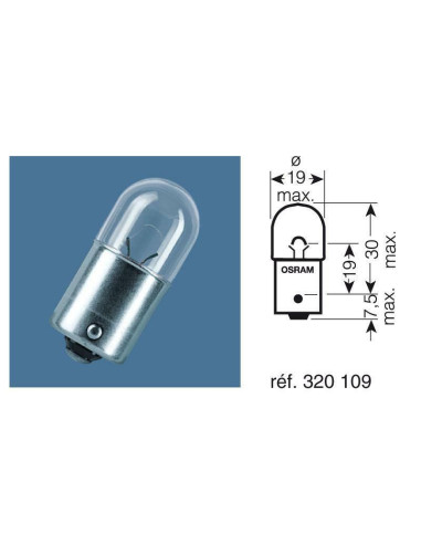 Ampoule OSRAM Original Line R5W 12V 5W