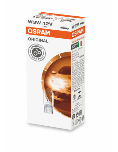 Ampoule OSRAM Original Line W3W 12V 3W