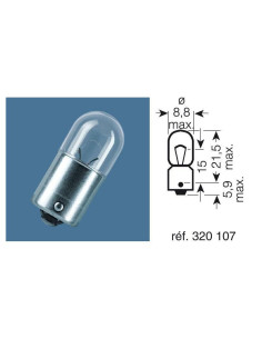 Ampoule OSRAM Original Line T4W 12V 4W 2