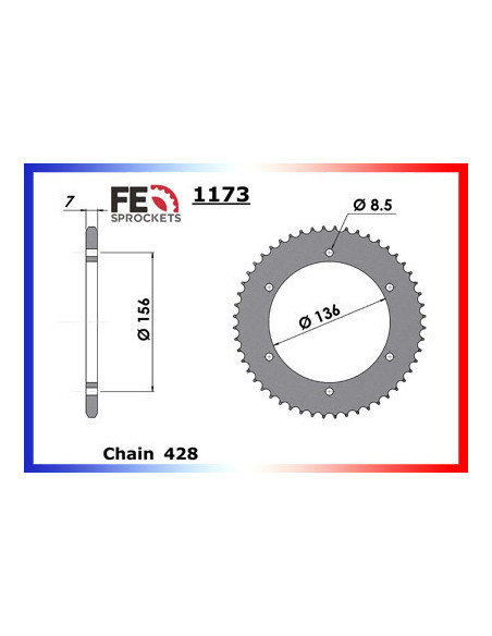 125.XMF '21 14X57 RK428FEX *