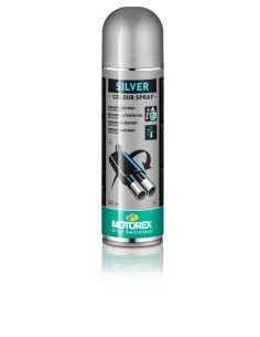 Vernis argent MOTOREX Silver Colour Spray - Spray 5 ml x12