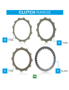 Jeu de disques d'embrayage NEWFREN F317A