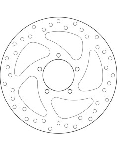 Disque de frein BREMBO Série Oro fixe - 68B407P6 2