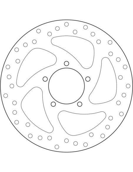 Disque de frein BREMBO Série Oro fixe - 68B407P6