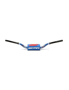 Guidon SCAR O² 28.6mm RC Mini 65/85 High - Graphic Colour bleu