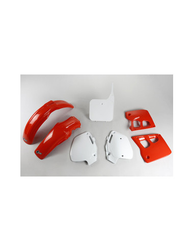 Kit plastique complet OEM 90 UFO - Rouge/Blanc