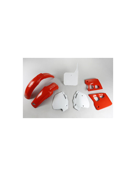 Kit plastique complet OEM 90 UFO - Rouge/Blanc