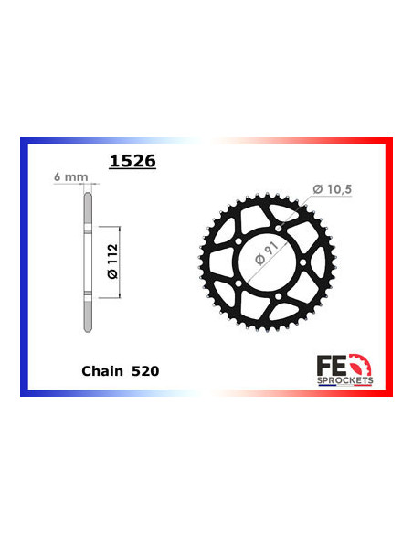 ZONTES.310.X/R/T/T2/V '20- 14X42 RK520SO *