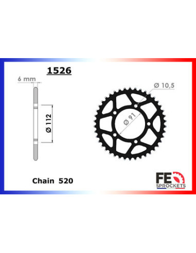 ZONTES.310.X/R/T/T2/V '20- 14X42 RK520GXW