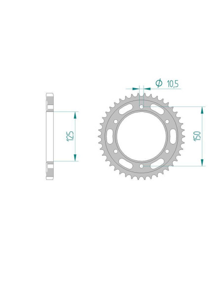 Kit chaine DID  ACIER KTM 1190 ADVENTURE / R 2013 à 2015 couronne