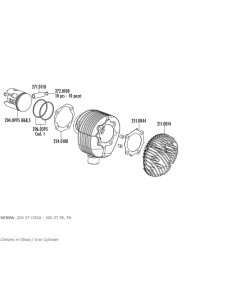 Kit cylindre POLINI - Ø68,5mm 2