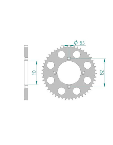 Kit chaine DID  ALU KTM SX 85 BW BIG...