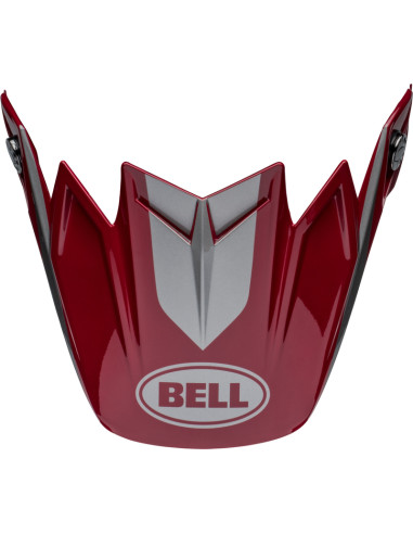 Visière BELL Moto-9S Flex - Ferrandis Méchant Gloss Red/Silver