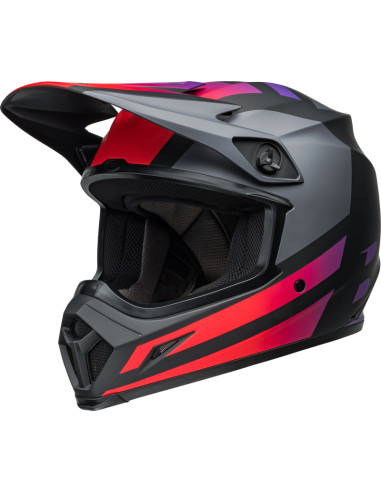 Casque BELL MX-9 Mips - Alter Ego Gloss Matte Black/Red