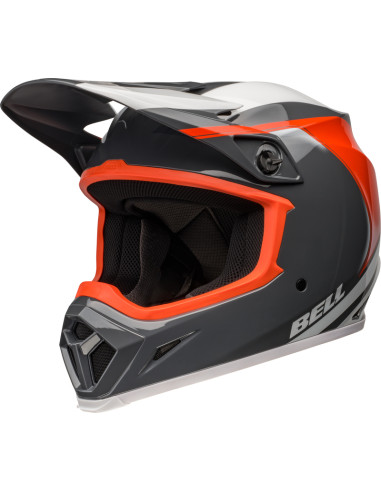 Casque BELL MX-9 Mips - Dart Gloss Charcoal/Orange