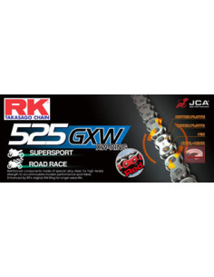 CHAINE RK NR525RO 106 MAILLONS avec Attache à River.