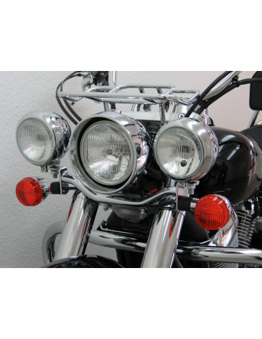 Barre lumineuse pour phares additionnels pour Honda VT 750 C4 CS (RC50) 2004-2007, VT 750 C8 (RC50/08) 2008-2009 et VT 750 C10 (