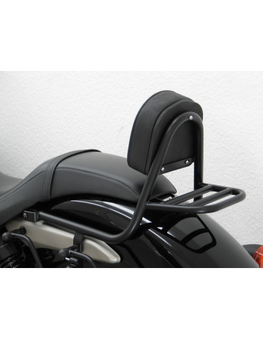 Sissy bar pour Honda Shadow VT 750 C  noir Spirit (RC53BS) 2010-2011 et VT 750 C Spirit (RC53) 2007-2009 et (RC53/10) 2010-2013 