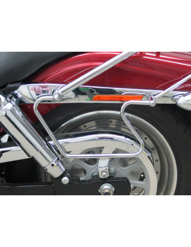 Porte-bagages pour Harley Davidson Dyna Fat Bob (FXDF)  2008-2013 et (FXDF/14) 2014-2017 