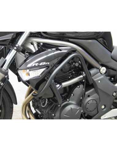 Protection moteur noir pour Kawasaki ER 6n/f (ER650C + EX650C) 2009-2011 