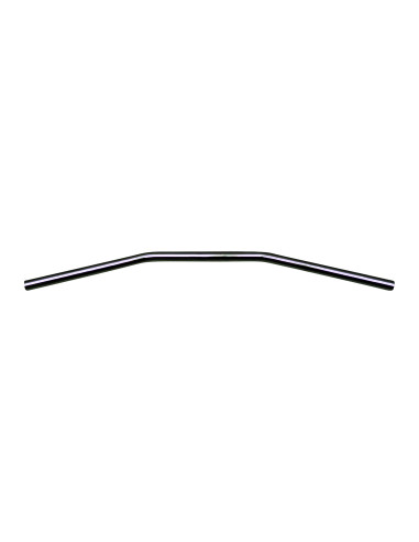 Guidon de 850 mm de largeur, guidon noir Ø 25,4 mm (1 ") avec encoche pour câbles 