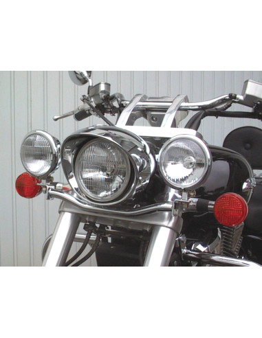 Barre lumineuse pour phares additionnels pour Honda VTX 1800 (SC46A) 2001-2006 