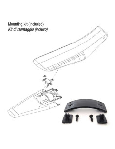 Garde-boue arrière RACETECH 2