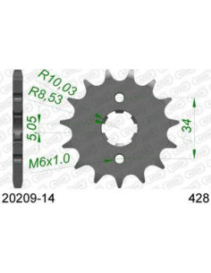 Kit chaîne AFAM en Acier... 2