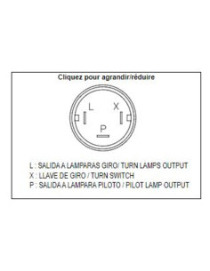 Relais de clignotant TECNIUM DZE OE 3 pôles 12V 2