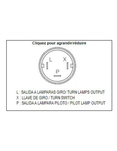 Relais de clignotant TECNIUM DZE OE 3 pôles 12V