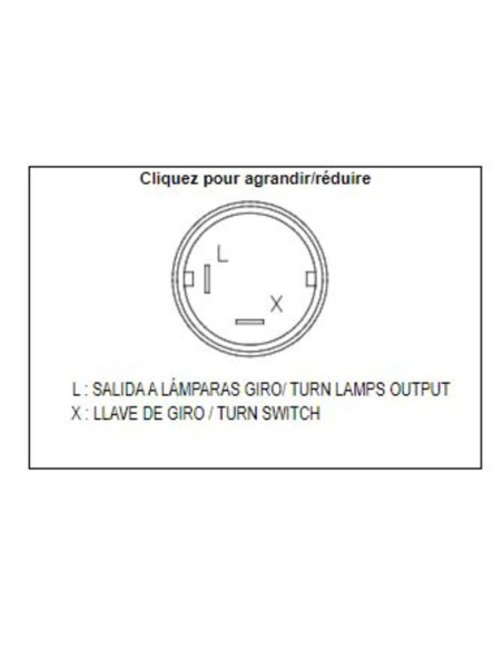 Relais de clignotant TECNIUM DZE OE 2 pôles 12V