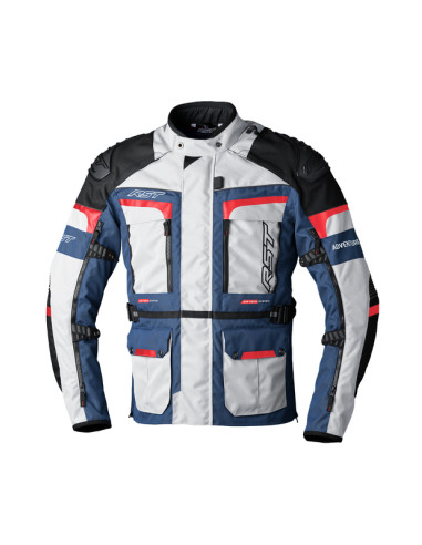 Veste RST Pro Series Adventure-X textile - argent/bleu/rouge