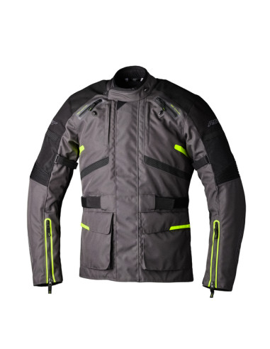 Veste RST Endurance CE textile - graphite/jaune fluo