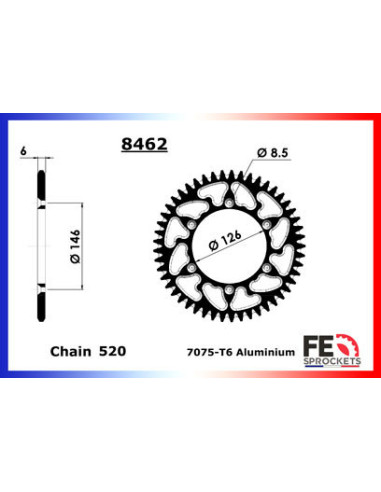 RM.125.X/Z '81/82 12X51 RK520MXZ