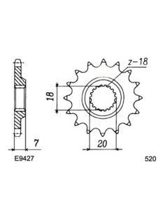 RM.125 '06/12 12X51 RK520MXZ * 2