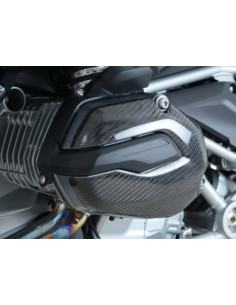 Couvre-carter moteur gauche R&G RACING - carbone 2